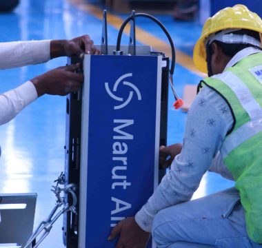 marut air's engineer assembling hvls fan motor