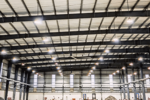 How HVLS Fans can Improve Air Quality in Automotive Workshops
