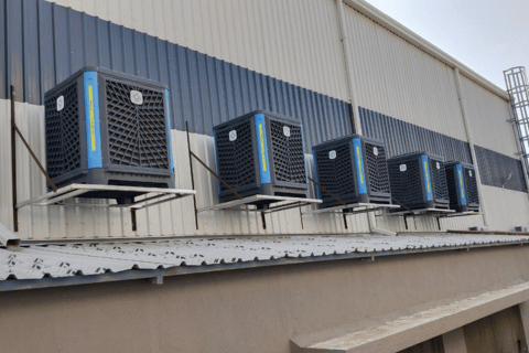 How do you service your duct air coolers after the monsoon seasons