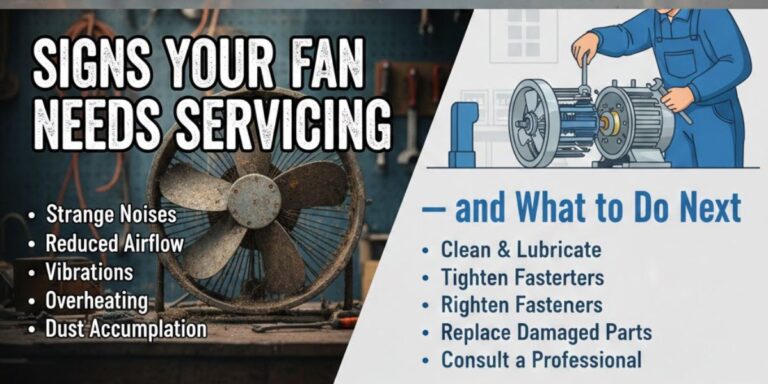 Signs Your Fan Needs Servicing — and What to Do Next