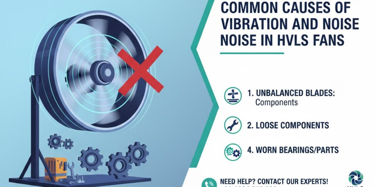 Common Causes of Vibration and Noise in HVLS Fans