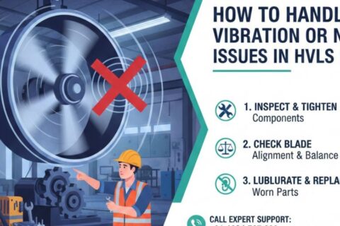 How to Handle Vibration or Noise Issues in HVLS Fans