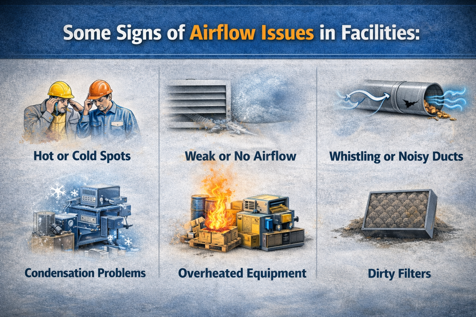 What Causes Uneven Airflow in Industrial Facilities?