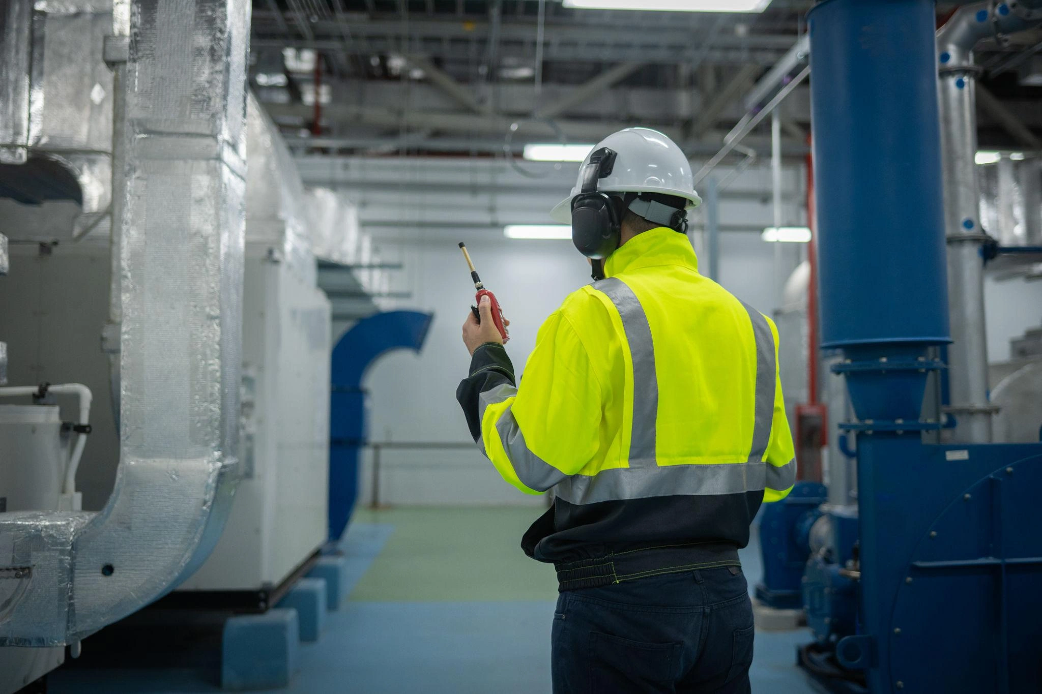 Factory ventilation system improving air quality