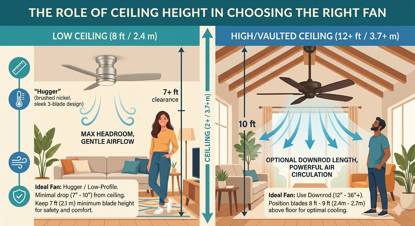 https://marutair.com/the-role-of-ceiling-height-in-choosing-the-right-fan/