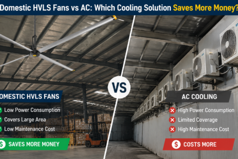 Domestic HVLS Fans vs AC: Which Cooling Solution Saves More Money?