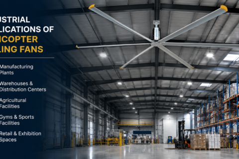 Industrial Applications of Helicopter Ceiling Fans