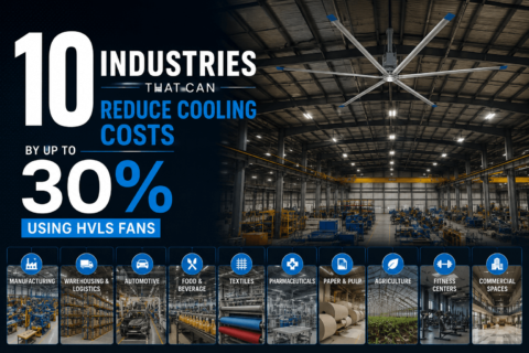 10 Industries That Can Reduce Cooling Costs by Up to 30% Using HVLS Fans