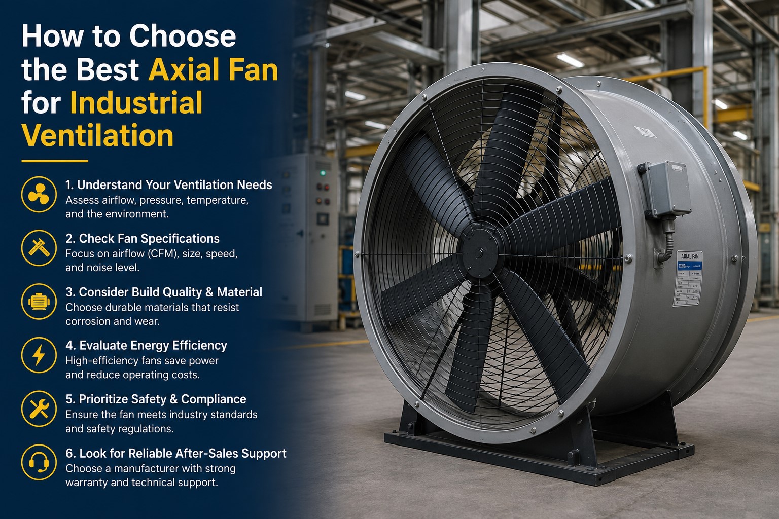 How to Choose the Best Axial Fan for Industrial Ventilation How to Choose the Best Axial Fan for Industrial Ventilation