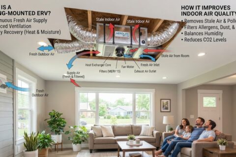 What Is a Ceiling-Mounted ERV and How Does It Improve Indoor Air Quality?