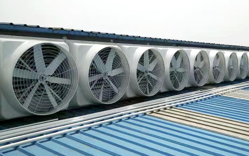 Where can FRP exhaust fans be used?