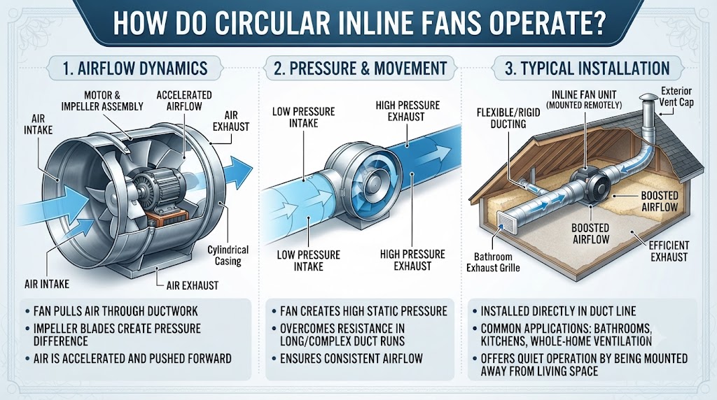 What Are Circular Inline Fans and Where Are They Best Used?