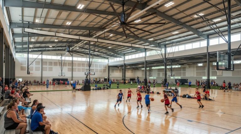 How HVLS Fans Improve Comfort in Indoor Sports Complexes
