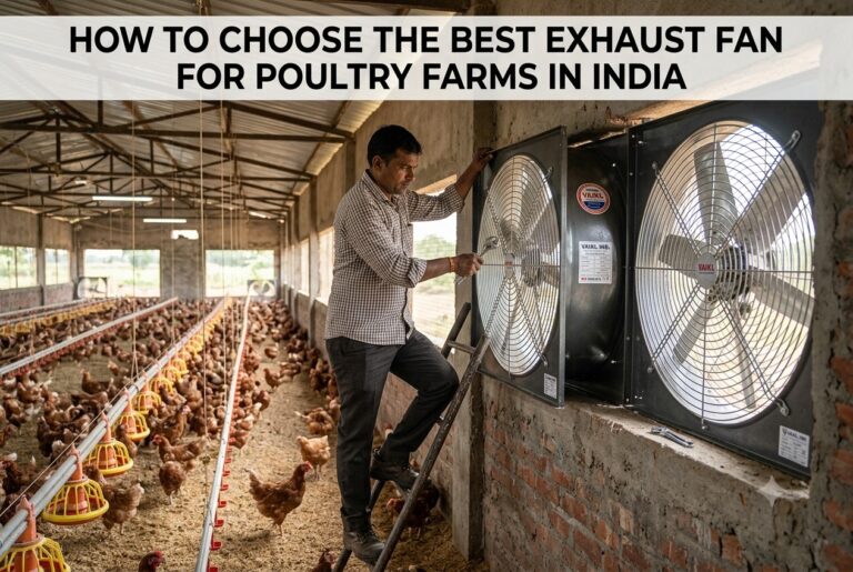 How to Choose the Best Exhaust Fan for Poultry Farms in India