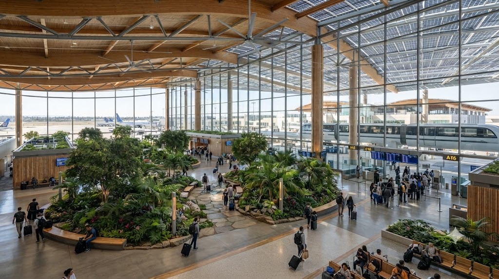 Supporting Sustainability Goals in Modern Airport Design
