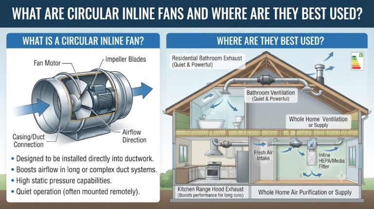 What Are Circular Inline Fans and Where Are They Best Used?